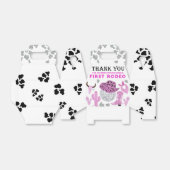 Ballotins Wild West Rodeo Disco Cowgirl rose Anniversaire (Déplié)