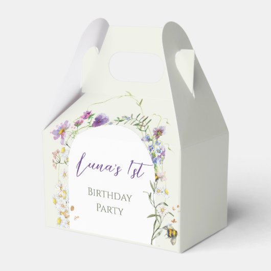 Ballotins Wildflower First Birthday (Verso)