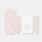 Ballotins Wildflower Floral Girl Baptism (Déplié)