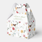Ballotins Wildflower Garden Wedding Favor Box (Verso)