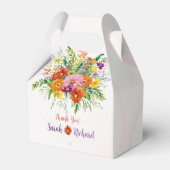 Ballotins Wildflower Wedding, Rustic Floral Thank You & (Verso)