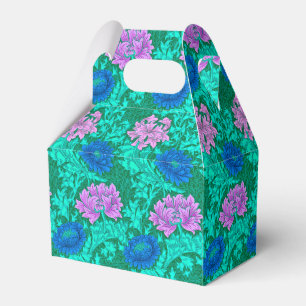 Ballotins William Morris Chrysanthèmes, Aqua et Violet