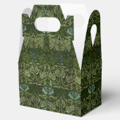 Ballotins William Morris Grand Feuille vert & Fleur bleue (Ouvert)