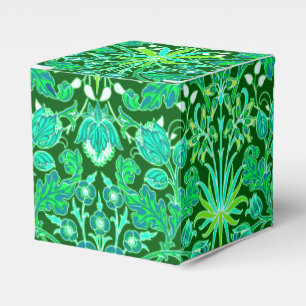 Ballotins William Morris Hyacinth Imprimer, Emerald Green