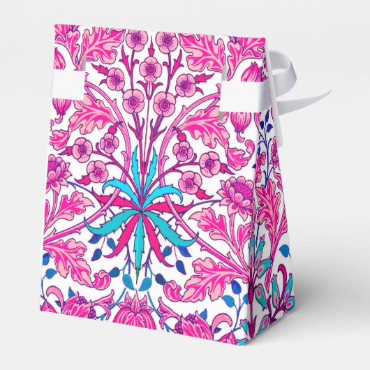 Ballotins William Morris Hyacinth Imprimer, rose Fuchsia (Arrière)