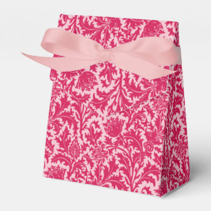 Ballotins William Morris Thistle Damask, Fuchsia Pink