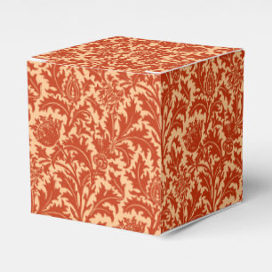 Ballotins William Morris Thistle Damask, Mandarin Orange
