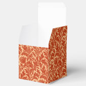 Ballotins William Morris Thistle Damask, Mandarin Orange (Ouvert)