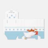 Ballotins Winter Blue Adventure commence Baby shower (Déplié)