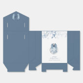 Ballotins Winter Bow Snowflake Ornament Baby Shower  (Déplié)