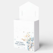Ballotins Winter Little Snowflake Baby Shower Favor Box (Ouvert)