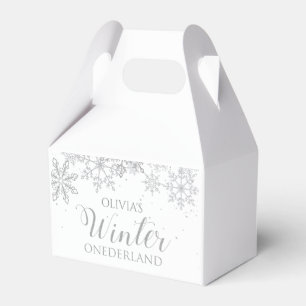 Ballotins Winter ONEderland 1er anniversaire flocon de neige