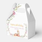 Ballotins Winter Onederland Ballotin de fête d'anniversaire (Arrière)