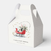 Ballotins Winter Sleigh Its Cold Outside Neutral Baby Shower (Verso)