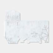 Ballotins Winter Wonderland Bleu Argent Neige Douce glace 16 (Déplié)