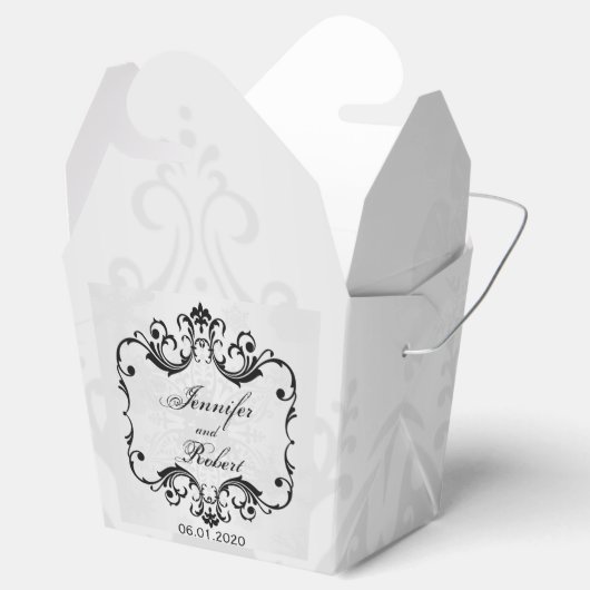 Ballotins Winter Wonderland Mariage Favor Box (Ouvert)