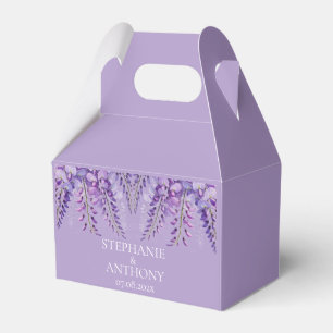 Ballotins Wisteria Rustique Violet Floral Élégant Mariage
