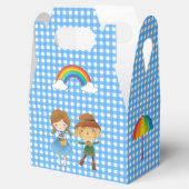 Ballotins Wizard of Oz Characters on Blue and White En vichy (Ouvert)