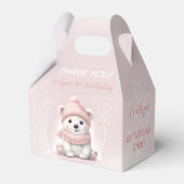 Ballotins Wonderland Pink Polar Bear 1er anniversaire (Verso)