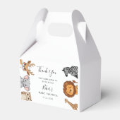 Ballotins Woodland Forest Animals Baby Shower (Verso)