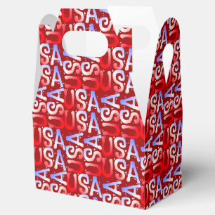 Ballotins Word Art USA Texte, BOÎTE DE FAVORISATION DE PARTI