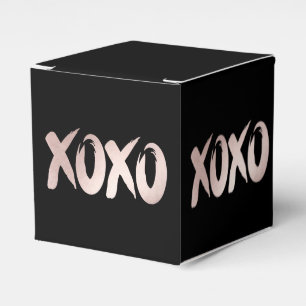 Ballotins XOXO rose pâle Script de brosse lettres main