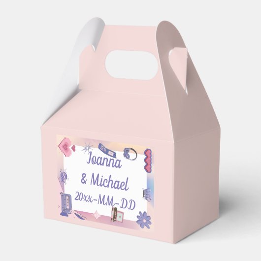 Ballotins Y2K Pink Purple 2000s Retro Tech Geek Love Mariage (Verso)