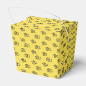 Ballotins Yellow Summer Bees Motif Texte personnalisé (Arrière)