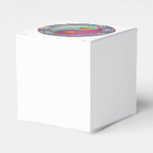 Ballotins Yin Yang Médaillon Violet Turquoise