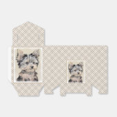 Ballotins Yorkshire Terrier Puppy Peinture Chien original (Déplié)