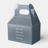 Ballotins Your message here gray blue metallic background te (Arrière)