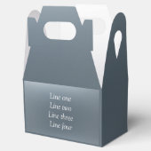Ballotins Your message here gray blue metallic background te (Ouvert)