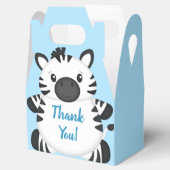 Ballotins Zebra Baby shower Safari Blue Boy (Ouvert)