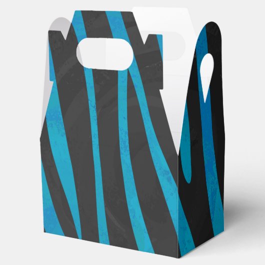 Ballotins Zebra Black et Blue Print (Ouvert)