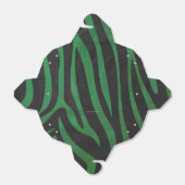 Ballotins Zebra Black et Green Print (Déplié)
