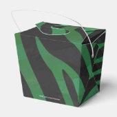 Ballotins Zebra Black et Green Print (Arrière)