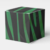 Ballotins Zebra Black et Green Print (Verso)