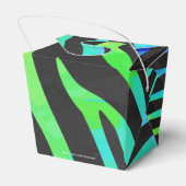 Ballotins Zebra Black et Rainbow Print (Arrière)