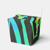 Ballotins Zebra Black et Rainbow Print (Verso)
