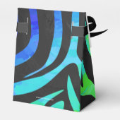 Ballotins Zebra Black et Rainbow Print (Arrière)