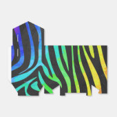 Ballotins Zebra Black et Rainbow Print (Déplié)