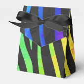 Ballotins Zebra Black et Rainbow Print (Verso)