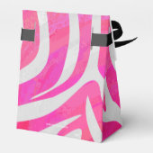 Ballotins Zebra Hot Pink et White Print (Arrière)