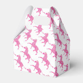 Ballotins Zebra Hot rose et blanc Silhouette (Verso)