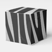 Ballotins Zebra noir et gris clair (Verso)