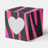Ballotins Zebra noir et rose chaud (Verso)