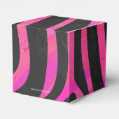 Ballotins Zebra noir et rose chaud (Arrière)