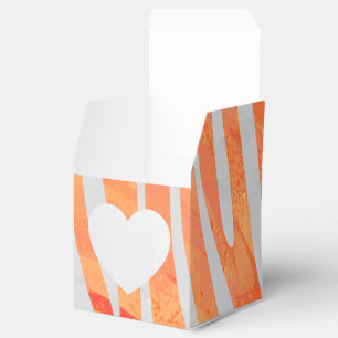 Ballotins Zebra Orange and White Print
