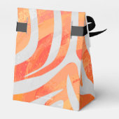 Ballotins Zebra Orange and White Print (Arrière)