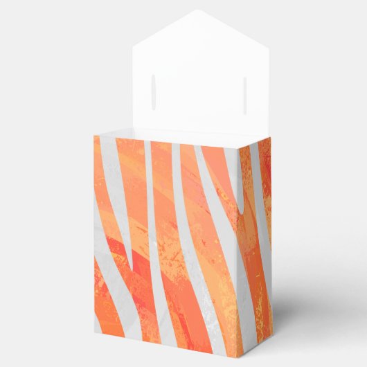 Ballotins Zebra Orange and White Print (Ouvert)